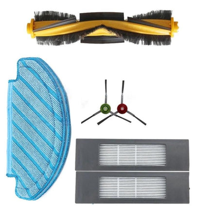 Replacement Accessories for Ecovacs Deebot T8 AIVI Robot Vacuum - brush, side brushes, filters and mop pad set