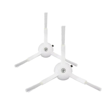 Essential Replacement Parts for Xiaomi Mijia Sweeping Robot - pair of white three-arm side brushes for maintenance and cleaning