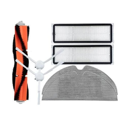 Accessory Set for Xiaomi Mijia 1C Sweeping Robot, 7 Pieces - replacement main brush, side brushes, HEPA filters and mop pad for 101-150 sqm homes