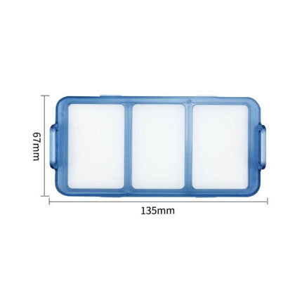 Replacement Parts Kit for Eufy RoboVac 11S, 30, 30C, 15C, 12, 35C - blue rectangular replacement filter 135x67mm for routine maintenance