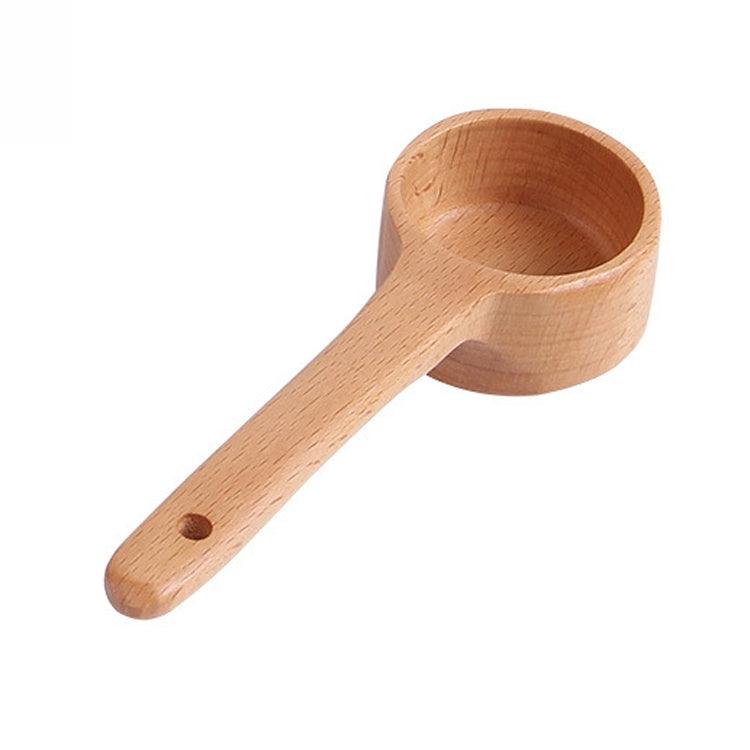 Eco-Friendly Long Wooden Spoon for Desserts, Coffee, and Seasoning