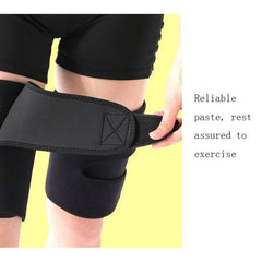 Protectores de piernas adhesivos Thigh Guard para deportes y fitness – Talla M (55 x 19 cm)