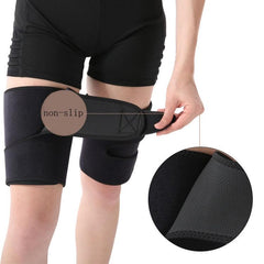 Protectores de piernas adhesivos Thigh Guard para deportes y fitness – Talla M (55 x 19 cm)