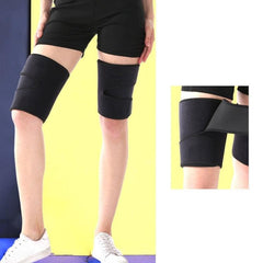 Protectores de piernas adhesivos Thigh Guard para deportes y fitness – Talla M (55 x 19 cm)