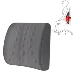 Ultimate Comfort Lumbar Support Cushion for Office, Travel, and Maternity Standard (Gray)