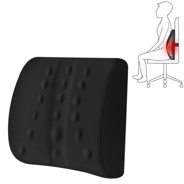 Ultimate Comfort Lumbar Support Cushion for Office, Travel, and Maternity Standard (Black)