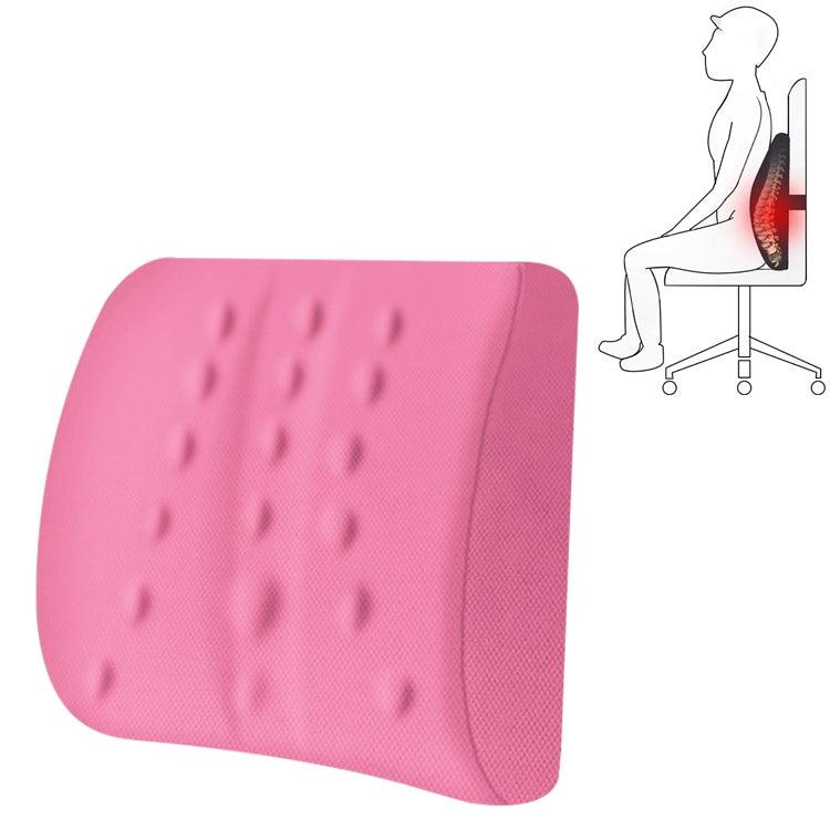 Ultimate Comfort Lumbar Support Cushion for Office, Travel, and Maternity Standard (Pink)