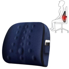 Ultimate Comfort Lumbar Support Cushion for Office, Travel, and Maternity 3D (Blue)