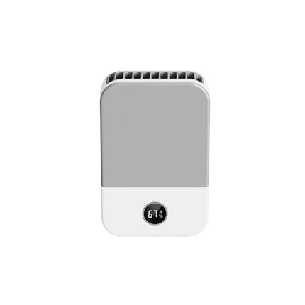 Portable Hanging Neck Fan For Hands Free Cooling White