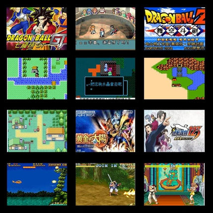 X20 Life Classic Handheld Game Console with 5.1-Inch Screen showing retro game screenshots and TV-connectable portable gaming device