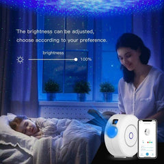 SK20 Smart Starry Sky Projector Lamp with APP Control and LED Lighting