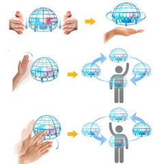 Avion télécommandé à quatre axes avec boule suspendue et induction pour enfants