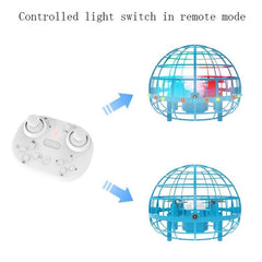 Induction Flying Stunt Ball Remote Control Quad-Copter Toy for Kids