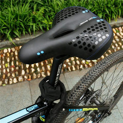 Ultimate Comfort Mountain Bike Seat Cushion with Built-in Waterproof Taillight and Enhanced Shock Absorption