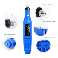 Portable Mini Electric Nail File and Polisher with USB Connectivity