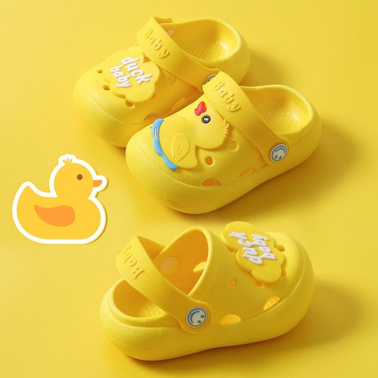 Comfortable Non-Slip Kids' Slippers with Soft Bottom and Fan-Shaped Toe Cap