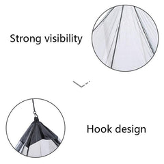 Lightweight Polyester Camping Tent with Anti-Mosquito Mesh and Enhanced Visibility