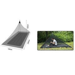 Lightweight Polyester Camping Tent with Anti-Mosquito Mesh and Enhanced Visibility