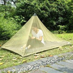 Lightweight Polyester Camping Tent with Anti-Mosquito Mesh and Enhanced Visibility