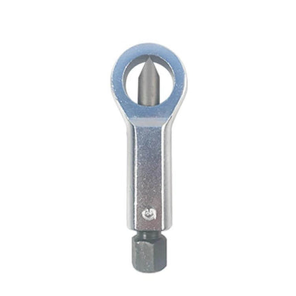 Nut Separator Breaker Set For Rusty Nuts, Four Sizes - Single Steel Separator Tool With Hex Shank For Seized Bolts