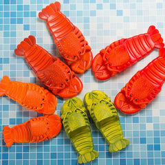 Cartoon Crayfish Family Slippers for Kids and Parents