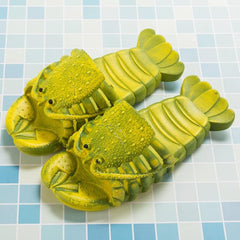 Cartoon Crayfish Family Slippers for Kids and Parents