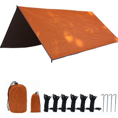 Sombrilla de camping versátil, impermeable y ligera, resistente a la humedad, para aventuras al aire libre