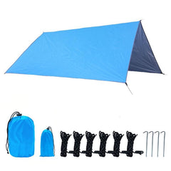 Sombrilla de camping versátil, impermeable y ligera, resistente a la humedad, para aventuras al aire libre