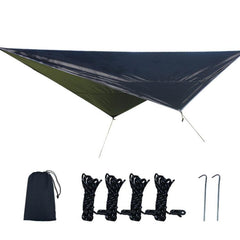 Sombrilla de camping versátil, impermeable y ligera, resistente a la humedad, para aventuras al aire libre