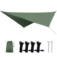 Sombrilla de camping versátil, impermeable y ligera, resistente a la humedad, para aventuras al aire libre