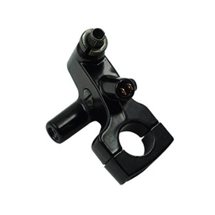 Honda Motorcycle Mirror Bracket Black - black aluminum corrosion-resistant mirror bracket for Honda motorcycles, precision-machined, lightweight, OEM-style fit