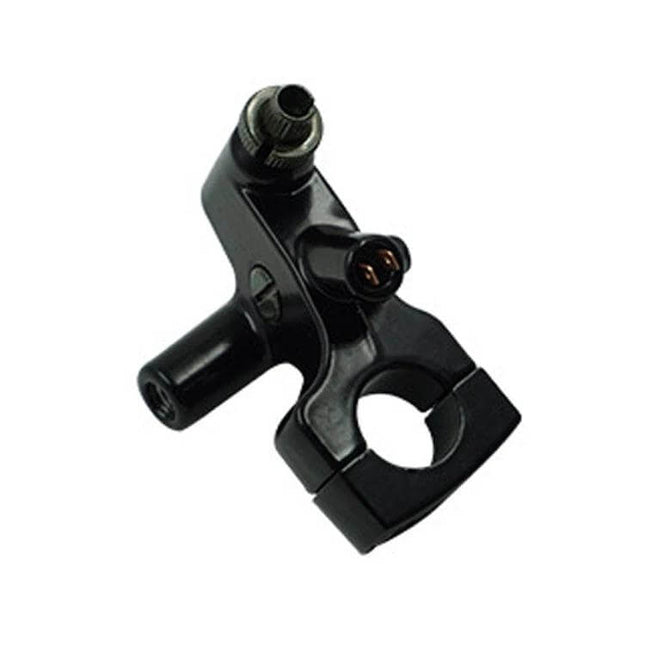 Honda Motorcycle Mirror Bracket Black - black aluminum corrosion-resistant mirror bracket for Honda motorcycles, precision-machined, lightweight, OEM-style fit