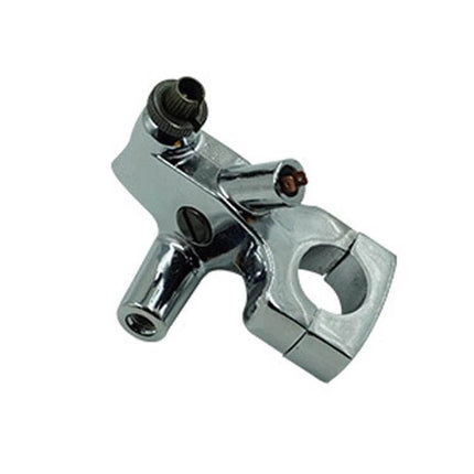 Honda Motorcycle Mirror Bracket Black — black aluminum mirror bracket for Honda, precision-machined corrosion-resistant replacement base