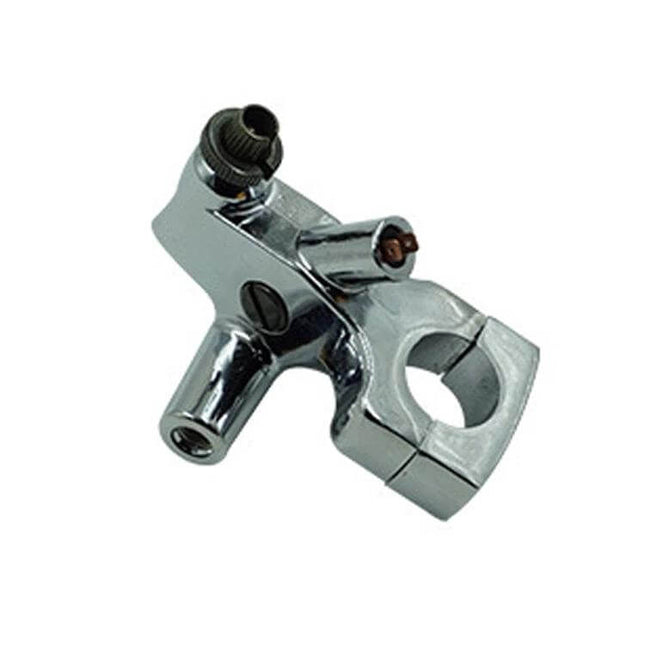 Honda Motorcycle Mirror Bracket Black — black aluminum mirror bracket for Honda, precision-machined corrosion-resistant replacement base
