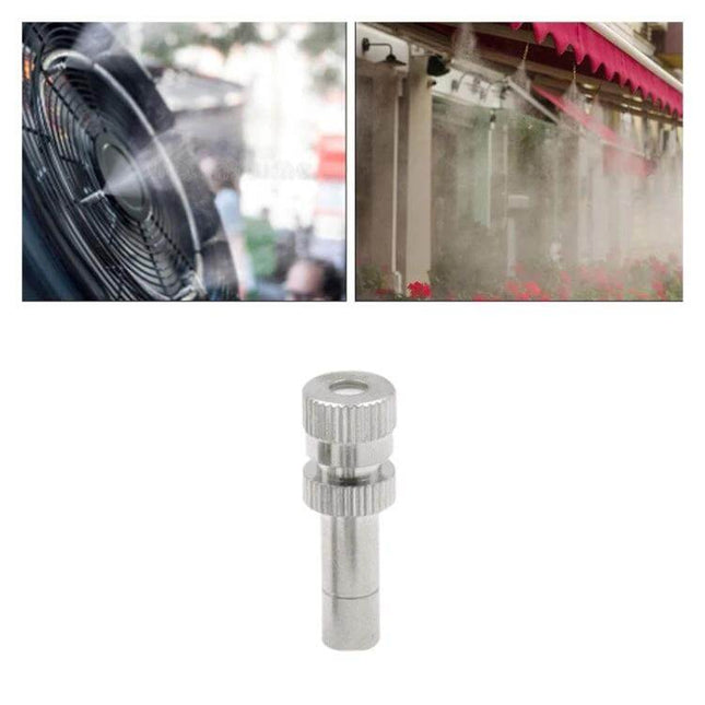Fog Misting Nozzle 0.2mm For Humidifying And Dust Control copper galvanized fine misting nozzle for greenhouse cooling and dust suppression