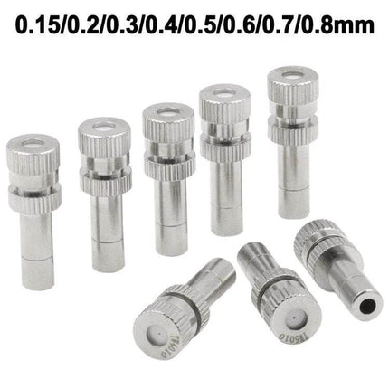 Fog Misting No.2mm For Humidifying And Dust Control Fog Misting Nozzle 0.2mm For Humidifying And Dust Control copper galvanized misting nozzles 0.2mm