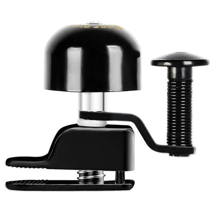 West Biking Copper Bicycle Bell For Everyday Cycling - compact 3x3cm copper & aluminum alloy bell with tool-free clamp, crisp retro tone, ~20g