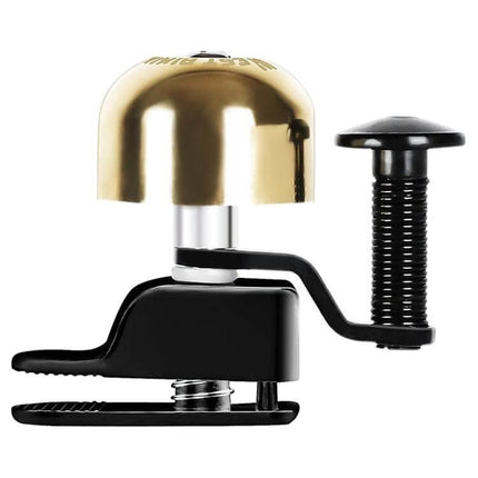 West Biking Copper Bicycle Bell For Everyday Cycling – compact copper alloy bell 3x3cm, 20g, tool-free clamp mount, crisp retro tone for urban commutes