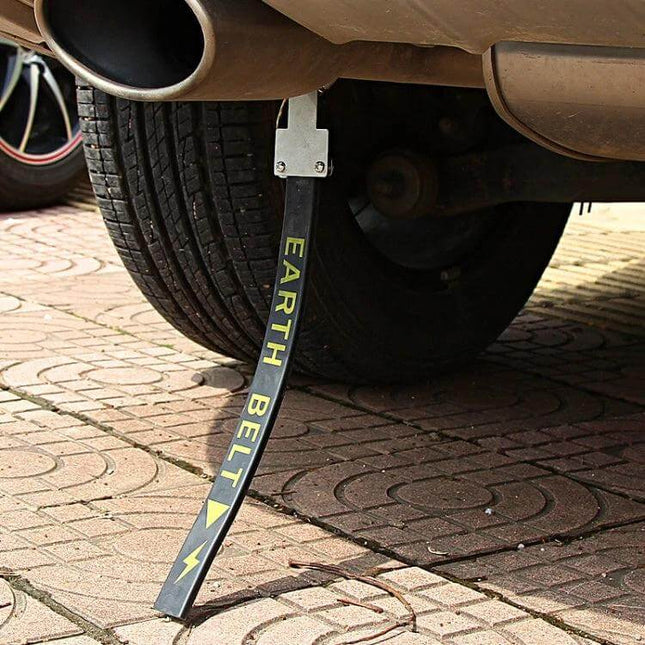 Hanging Grounding Chain for Static Elimination in Cars and SUVs attached to exhaust for reducing vehicle static shocks