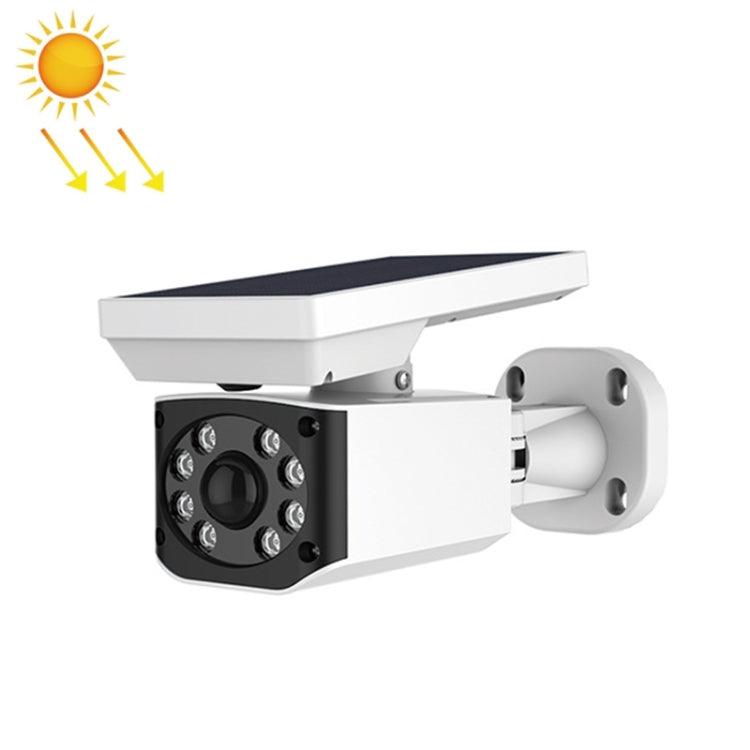 Solar-Powered LED Security Camera Lamp with Human Motion Detection and Waterproof Design