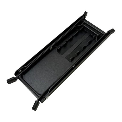 Folding Foot Rest for Everyday Guitar Practice at Home - compact black folding guitar footstool for improved posture and stable home practice