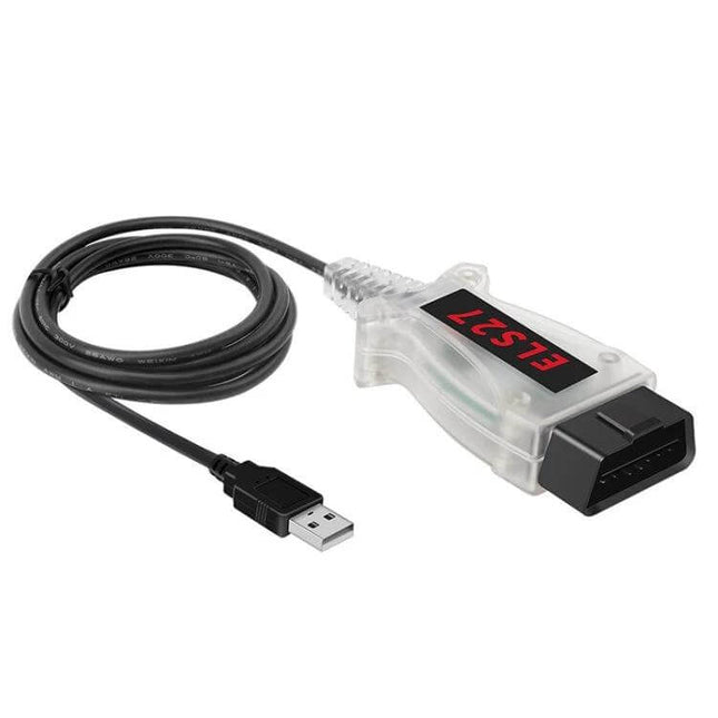 Car Fault Detection Line for Ford Focus C-Max and Mazda Models - USB OBD2 diagnostic cable with plastic and metal construction for DIY mechanics