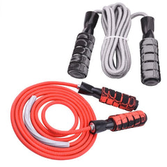 Heavy-Duty 8mm Skipping Rope for Fitness - 3m Length with Foam Grip and Stainless Steel Bearings