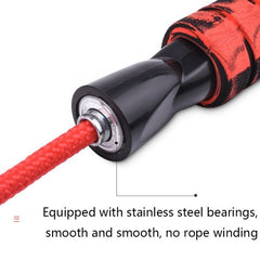 Heavy-Duty 8mm Skipping Rope for Fitness - 3m Length with Foam Grip and Stainless Steel Bearings