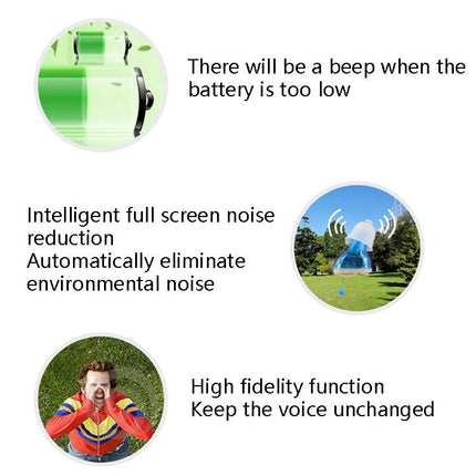 Hearing Aid for Everyday Sound Amplification, Blue or Red Option lightweight silicone open design with noise reduction and low battery beep