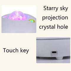 SC526 Wireless LED Starry Sky Projector with Remote Control and Water Pattern Effects