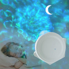 Galaxy Projector: 3-in-1 Starry Sky and Water Pattern Night Light