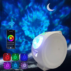 Galaxy Projector: 3-in-1 Starry Sky and Water Pattern Night Light