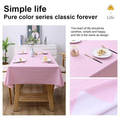 Elegant PVC Waterproof Disposable Table Cover - Heat and Spill Resistant