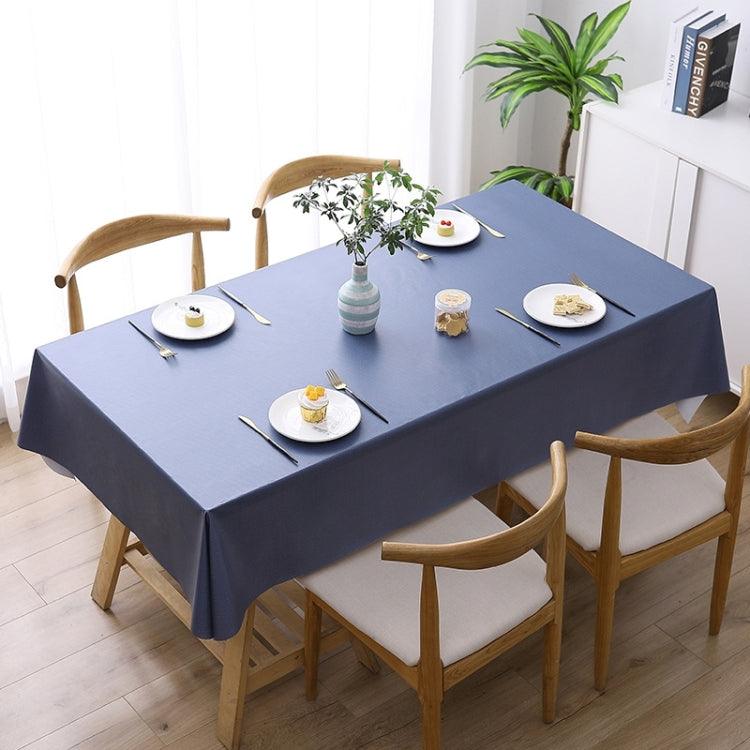 Elegant PVC Waterproof Disposable Table Cover - Heat and Spill Resistant